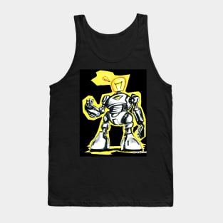 little bulb robot man Tank Top